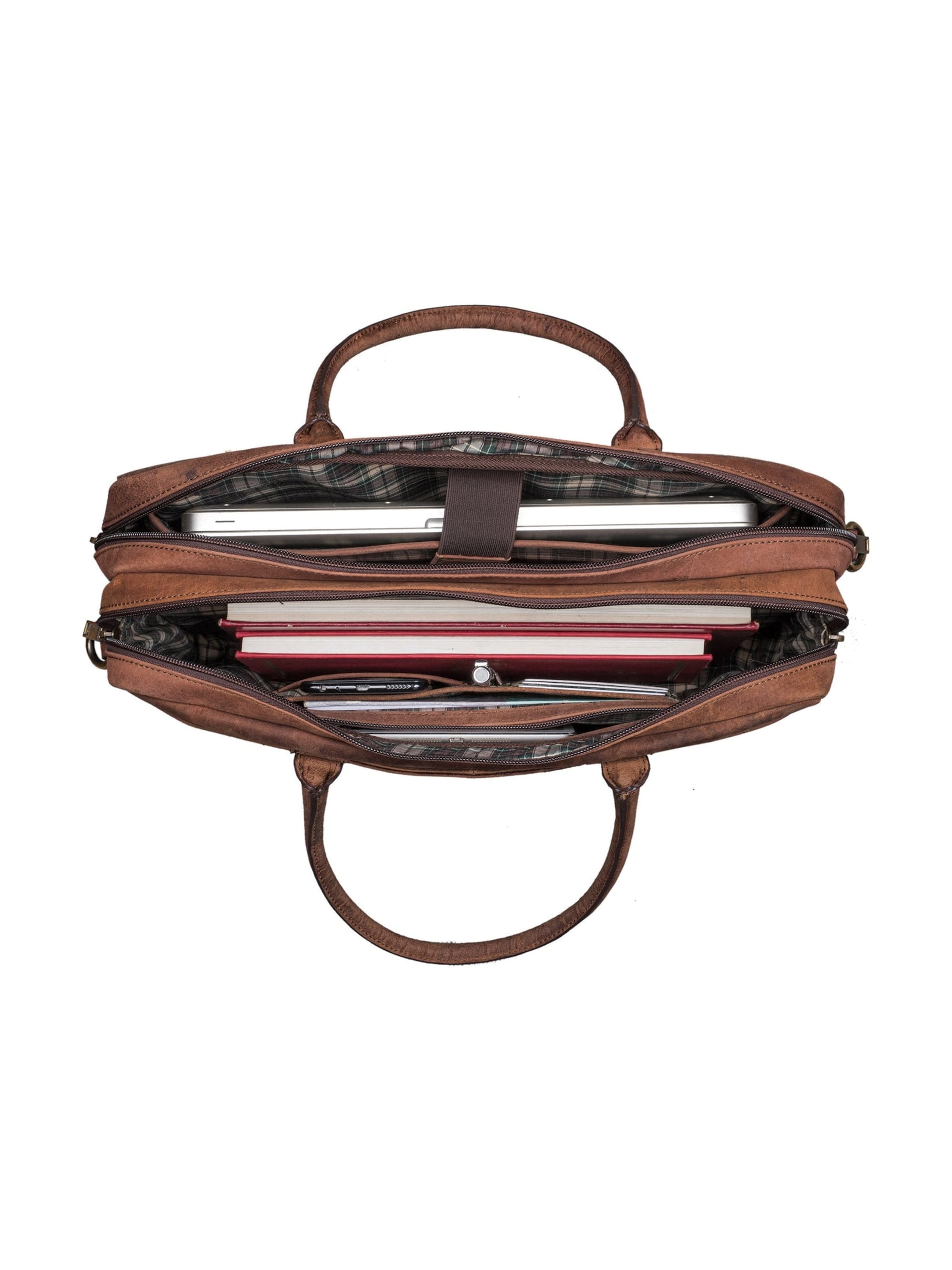 Benthill Laptop Bag in Brown