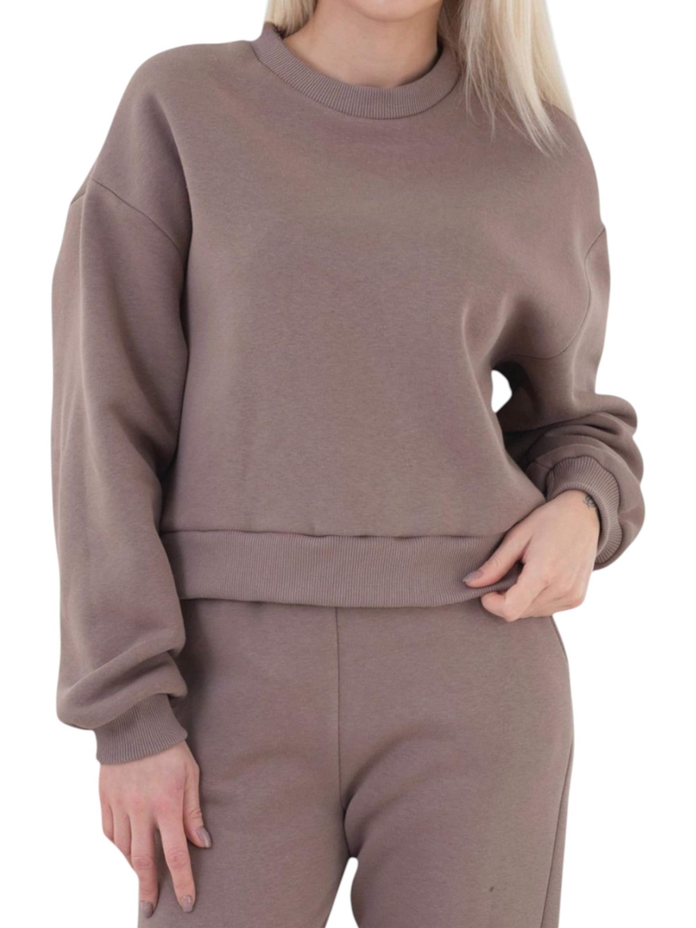 fashionshowcase - Jersey talla grande 'CozyEssential Sweater' en beige