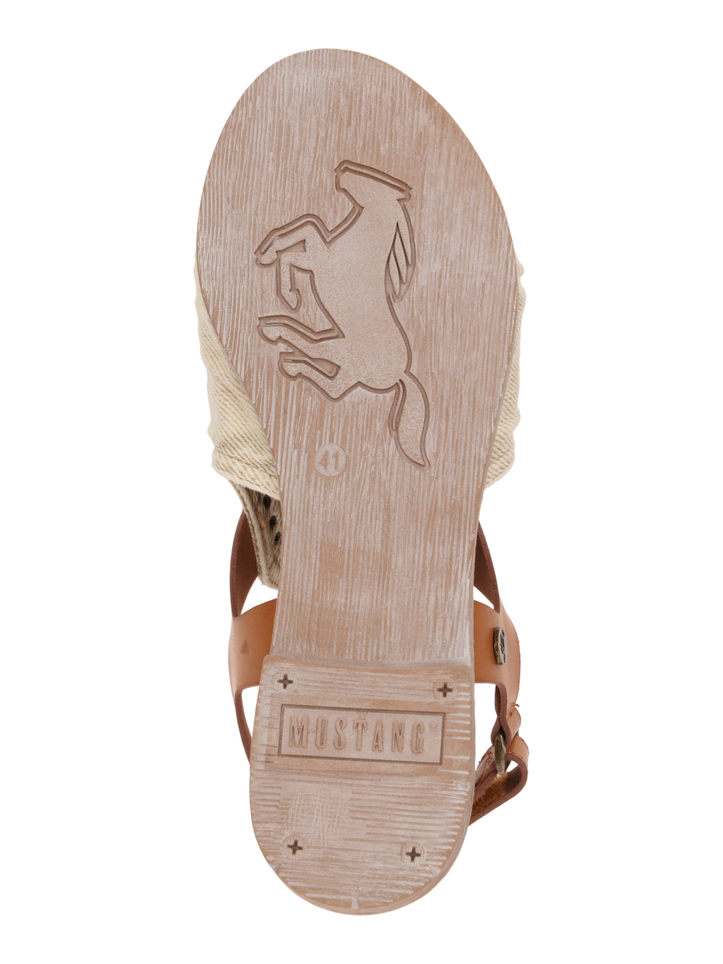 Sandale de la MUSTANG pe bej