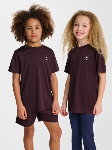 Hummel Funktionsshirt 'Pulse' in Braun: Vorderseite