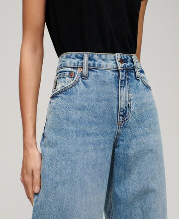 Superdry Wide leg Jeans in Blauw