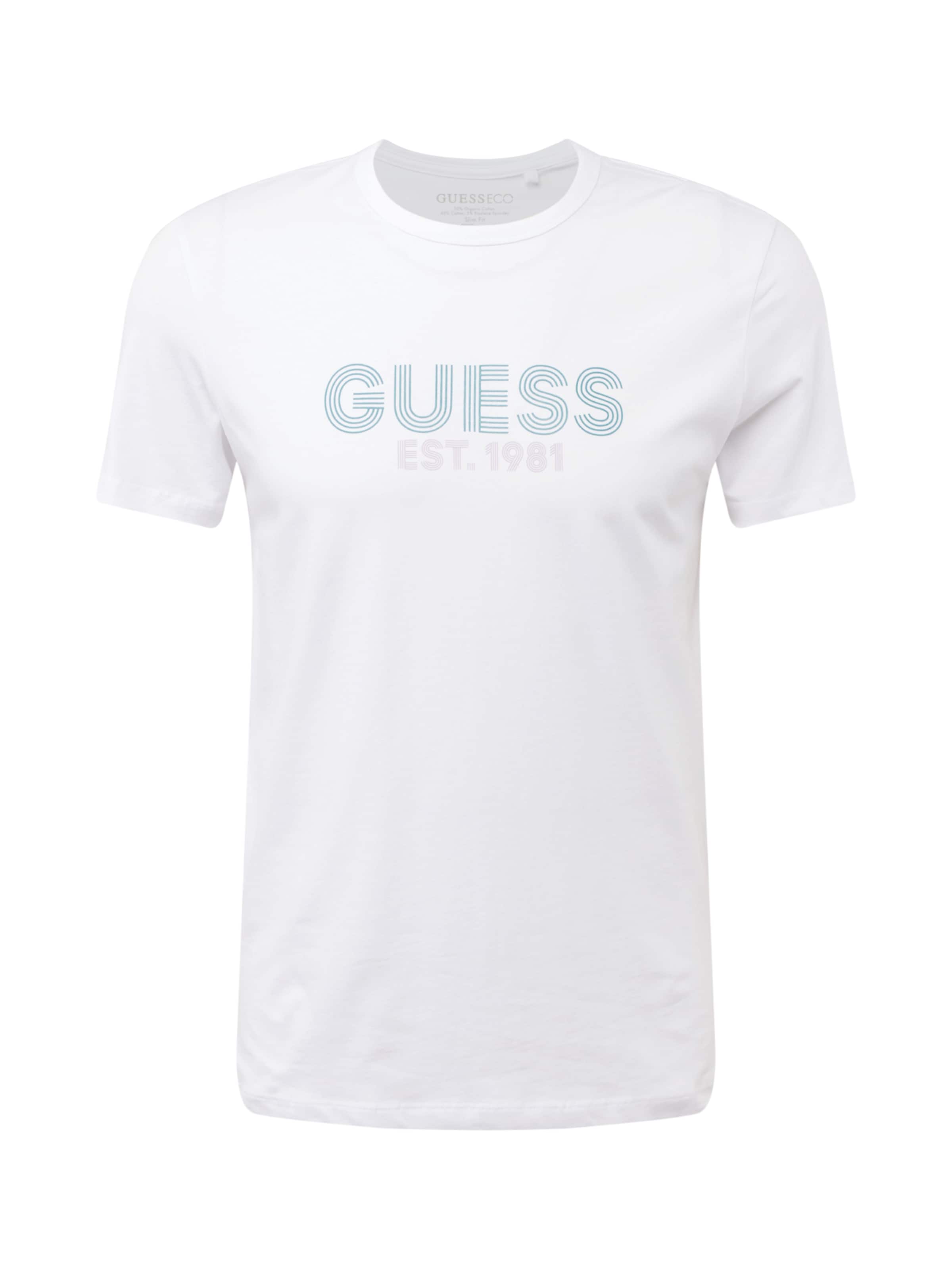 GUESS Majica | bela barva: sprednja stran