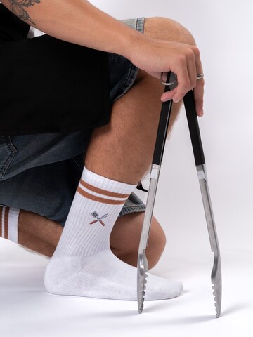 Occulto Athletic Socks 'Rio' in White