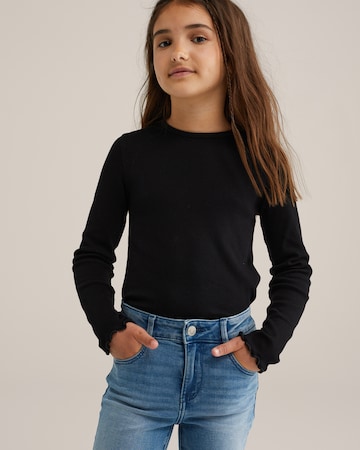 WE Fashion Shirt in Schwarz: Vorderseite