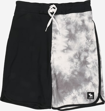 Abercrombie & FitchKupaće hlače - crna boja: prednji dio