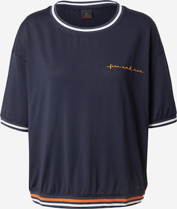 Bogner Fire + Ice T-shirt 'CANDICE' i blå: framsida