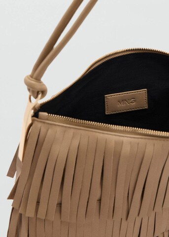 MANGO Shoulder Bag in Beige