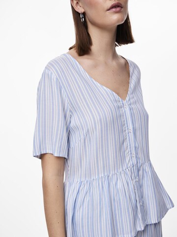 Camicia da donna 'ALVINA' di PIECES in blu