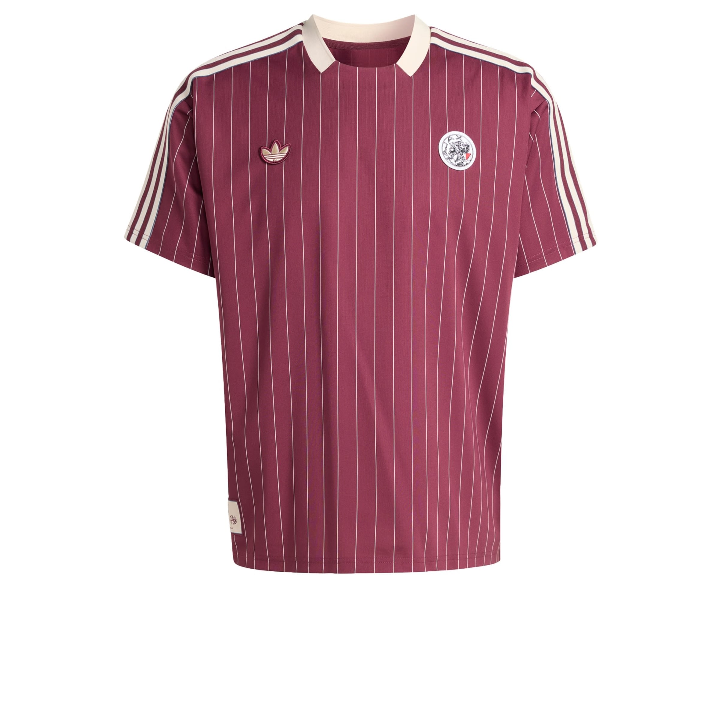 ADIDAS ORIGINALS Shirt 'Ajax Amsterdam Terrace Icons' in Rood: voorkant