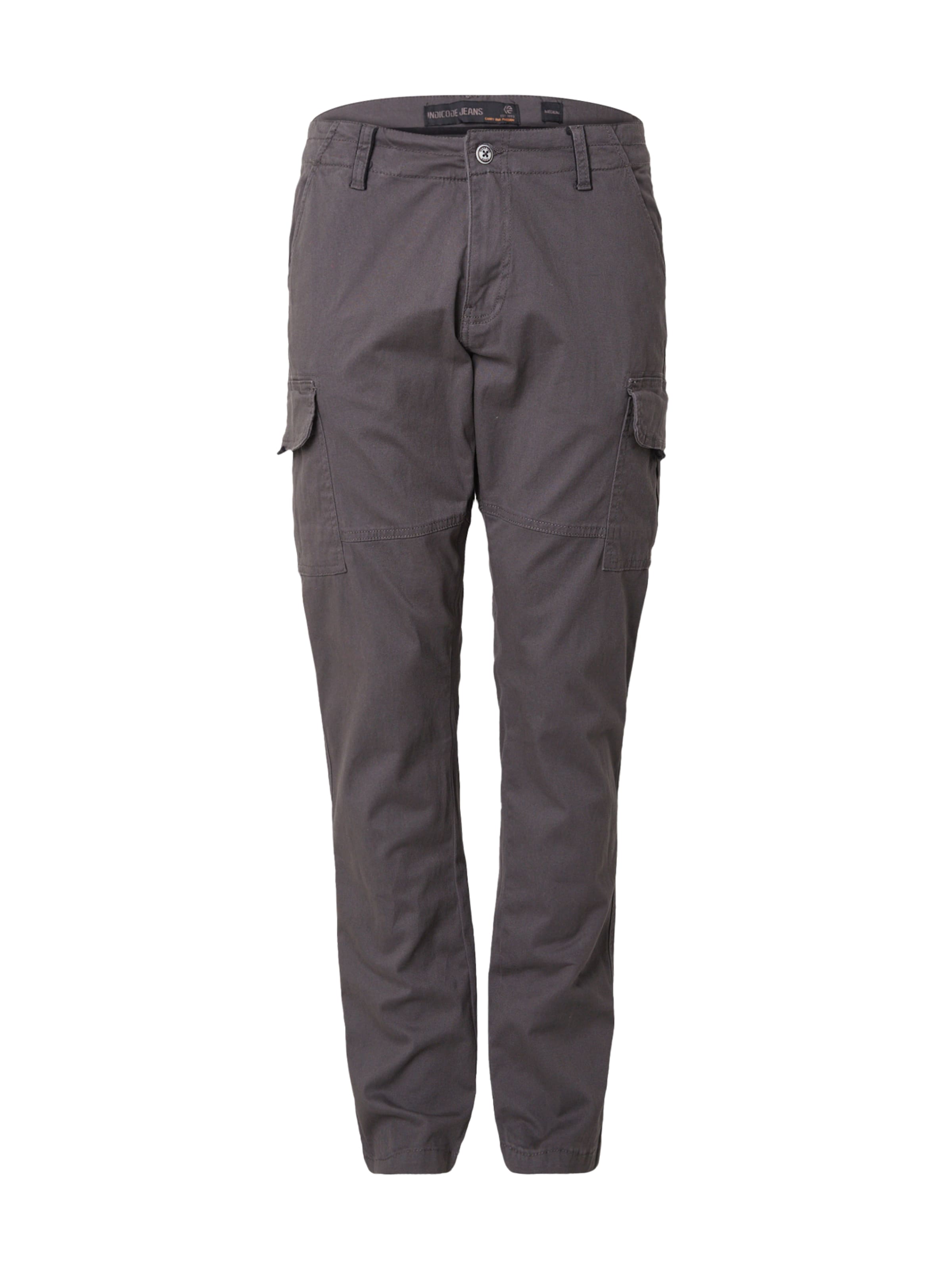 pelēks INDICODE JEANS Kargo bikses 'Pilliam': no priekšpuses