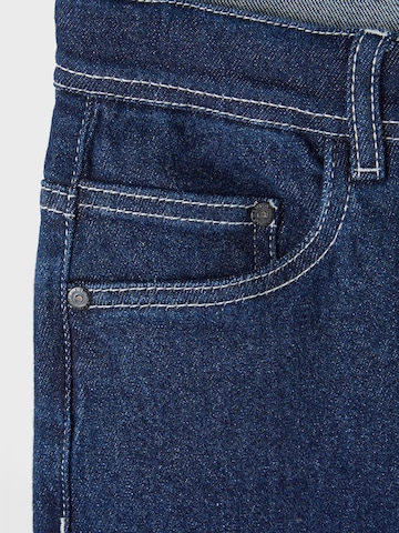 NAME IT Regular Jeans 'CALEB' in Blauw