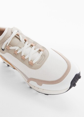 MANGO MAN Sneakers 'Travel' in Beige