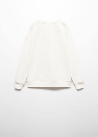 MANGO KIDS Sweatshirt 'Dublini' in White