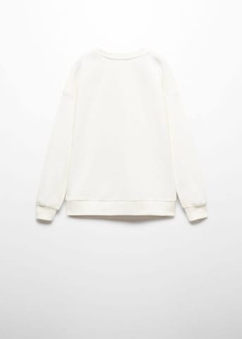 MANGO KIDS Sweatshirt 'Dublini' in Weiß