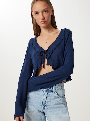 mėlyna Happiness İstanbul Kardiganas: priekis