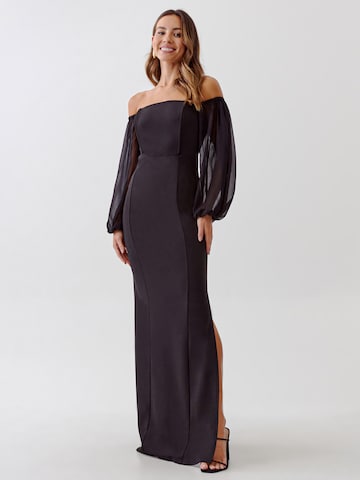 Tussah Společenské šaty 'CIERA' – černá: přední strana