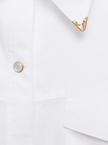 MANGO Bluse 'Californ' in Weiß