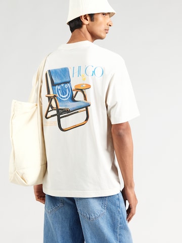 Maglietta 'Nulaxo' di HUGO in bianco: frontale