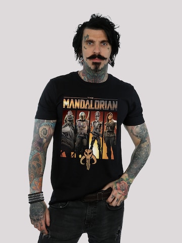 F4NT4STIC Shirt 'The Mandalorian' in Black: front