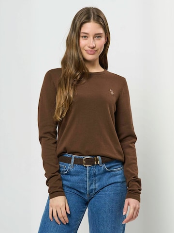 Pulover ' UWMie ' de la U.S. POLO ASSN. pe maro: față