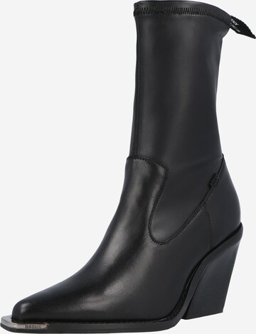 Bottines BRONX en noir : devant