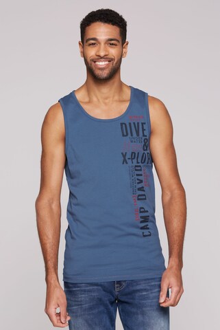CAMP DAVID Shirt in Blau: Vorderseite