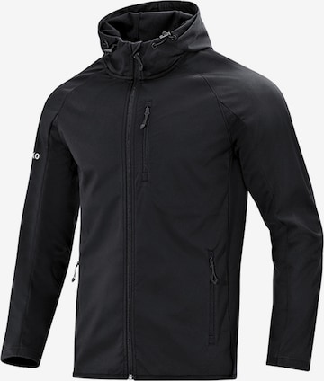 JAKO Athletic Jacket in Black: front