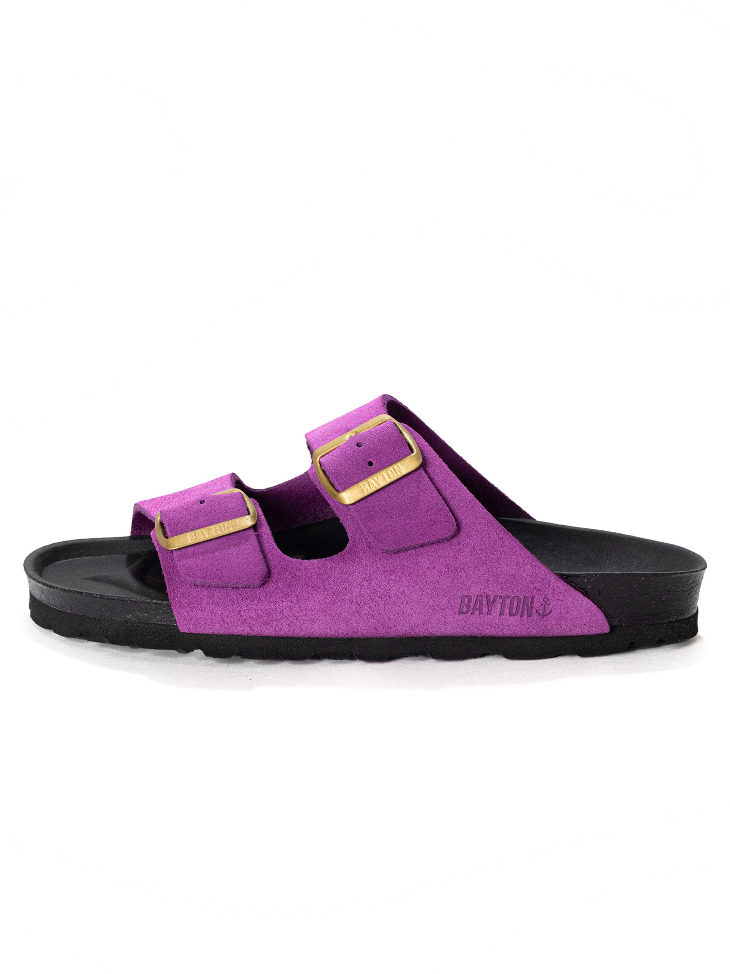 Bayton Mule 'Atlas' in Purple: front