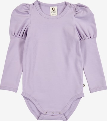Müsli by GREEN COTTON - Macacão/Body em roxo: frente