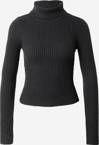 HOLLISTER Sweater in Black: front