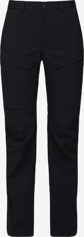 Haglöfs Regular Outdoor Pants 'Mid Fjord' in Black: front