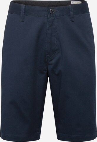 Volcom Regular Chino Pants in Blue: front