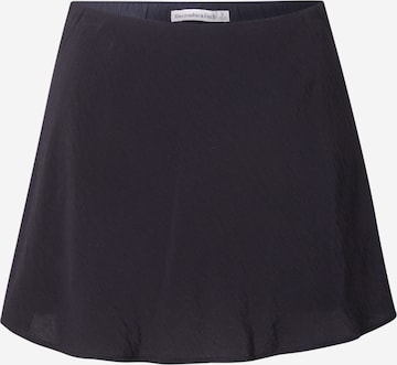 Abercrombie & FitchSuknja - crna boja: prednji dio