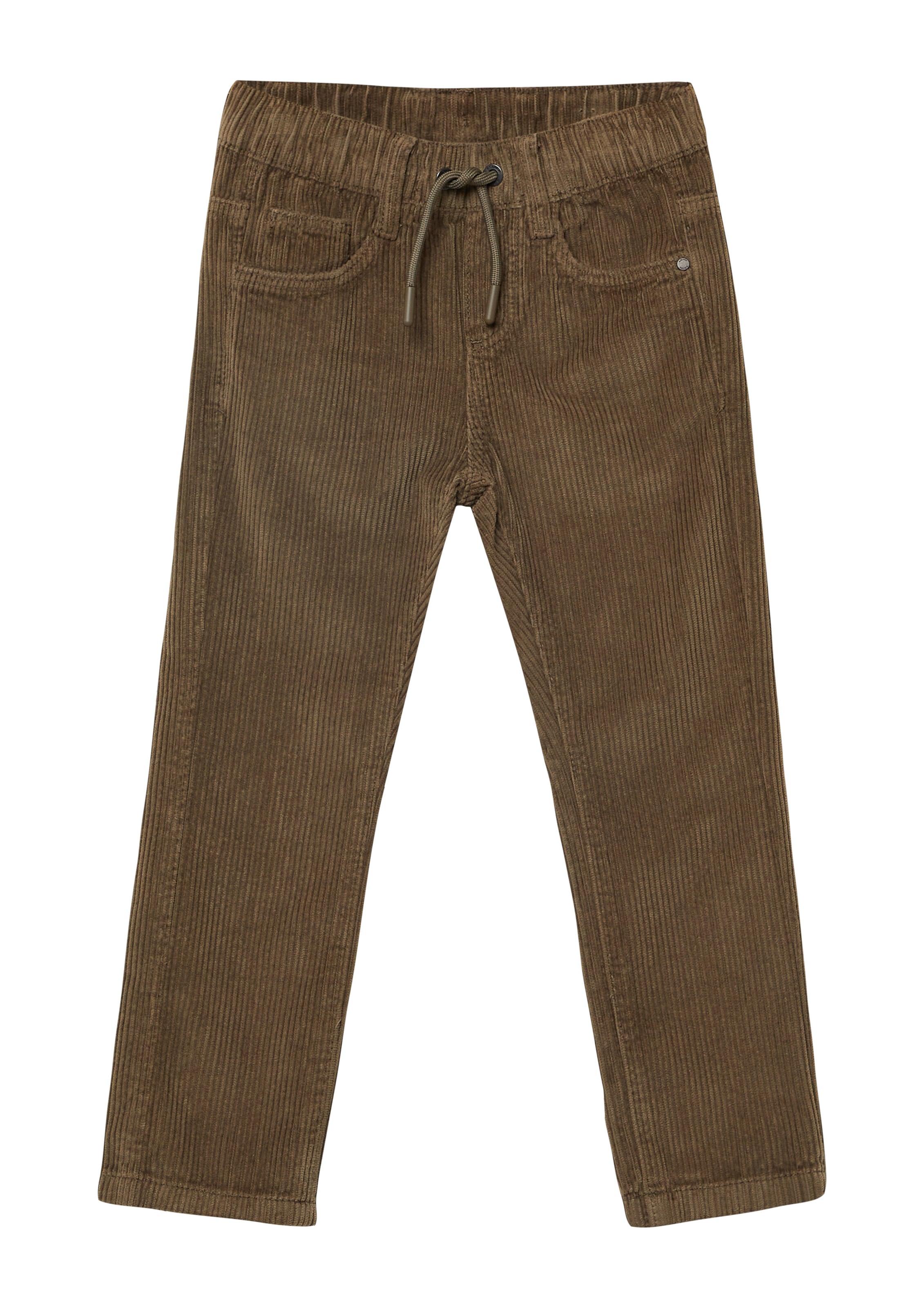 Pantalon 'Pelle' s.Oliver en marron : devant