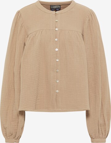 DreiMaster Vintage Blouse in Beige: front