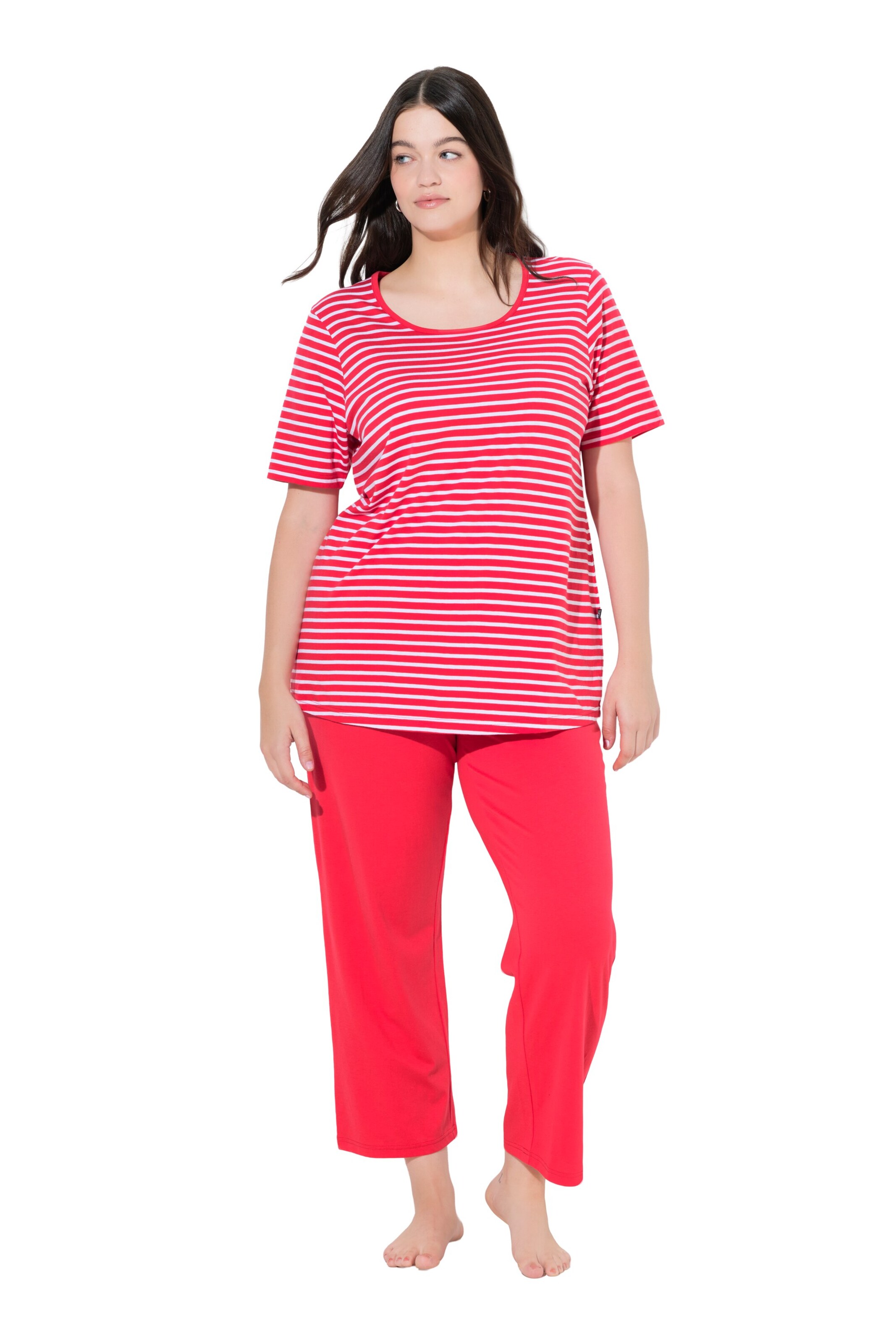 Ulla Popken Pajama in Red: front