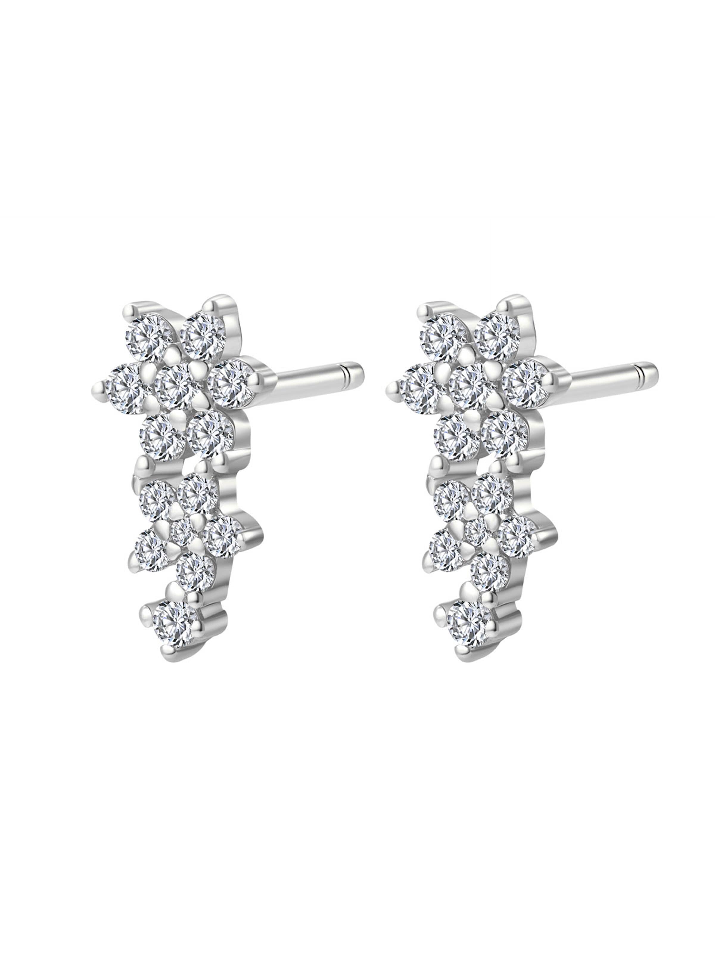 Hey Happiness Earrings 'Mini Floral' in Silver