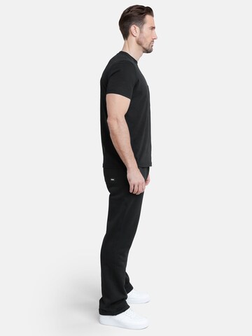 Squeqo Regular Pants 'Cotton 435 GSM' in Black