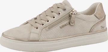 MUSTANG Tenisky – béžová: přední strana