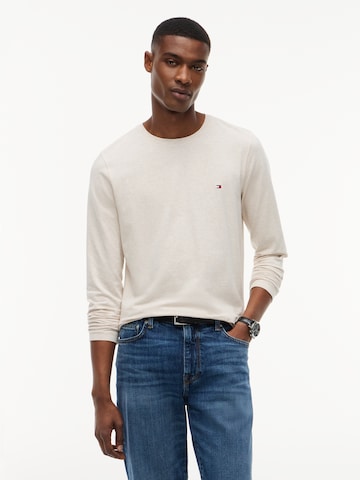 TOMMY HILFIGER - Regular Fit Camisa em bege: frente
