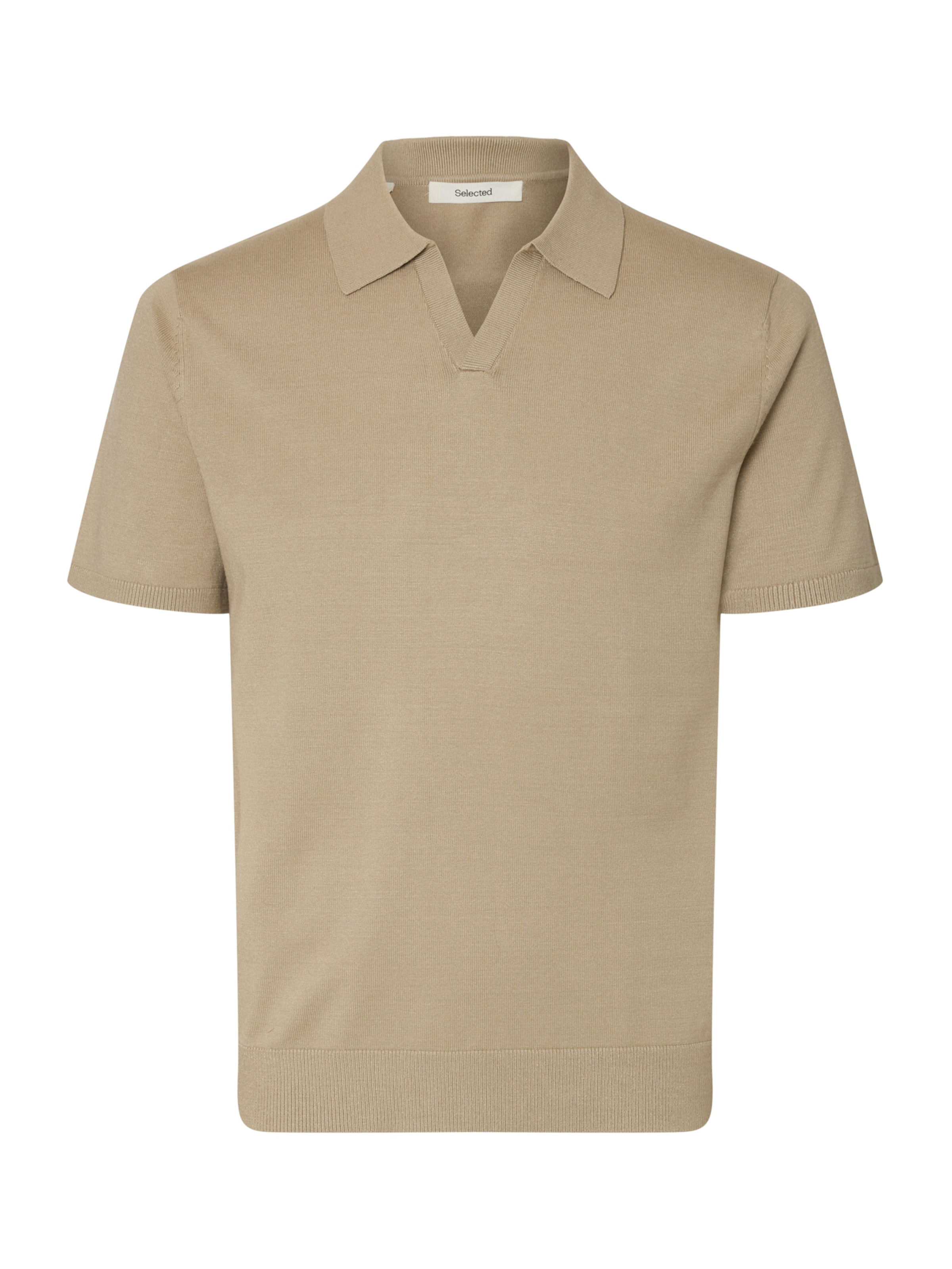 SELECTED Pullover 'SLHTURNER' in Beige: Vorderseite