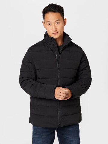 Les Deux Between-Season Jacket 'Mattis' in Black: front