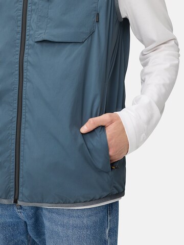 CAMEL ACTIVE Leichte einrollbare Weste mit Funktionstaschen in Blau