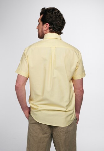 ETERNA Regular fit Button Up Shirt in Yellow