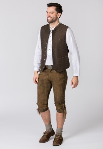 STOCKERPOINT Klederdracht gilet 'Hudson' in Bruin