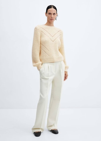 MANGO Pullover 'Gatito' in Beige