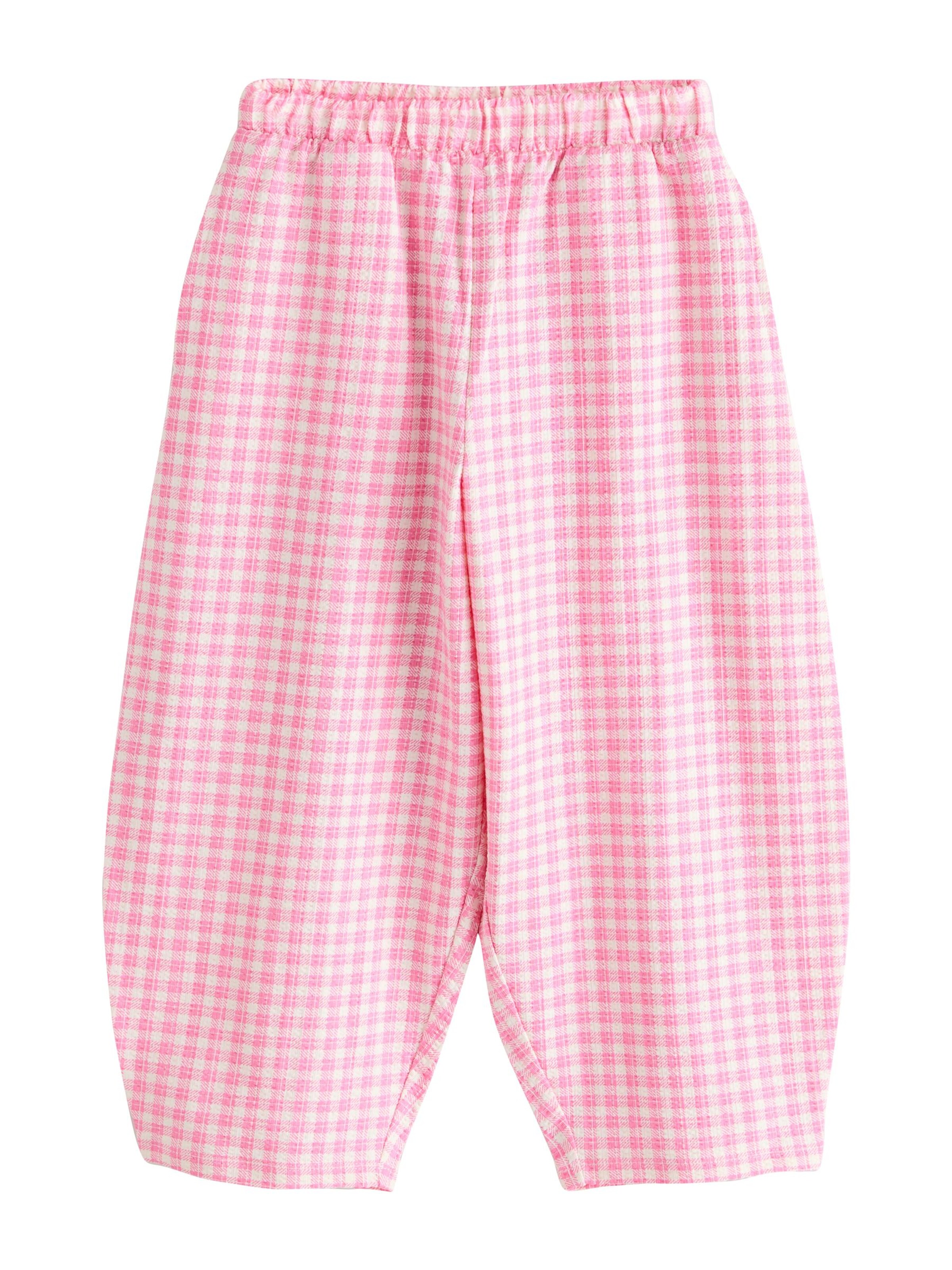 Barrel Pantalon Next en rose : devant