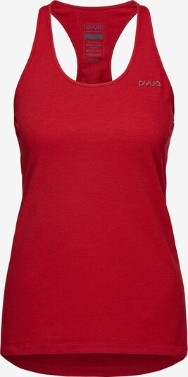 PYUA Haut de sport 'Treat S' en rouge sang, Vue avec produit