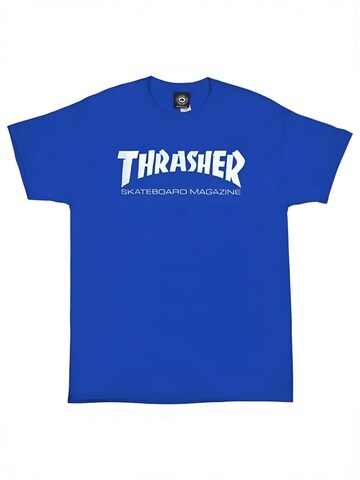 THRASHER Shirt 'SKATE MAG' in Blau: Vorderseite