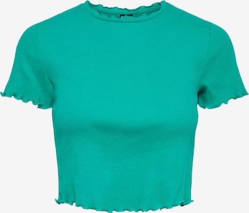 PIECES Shirt in Green: front